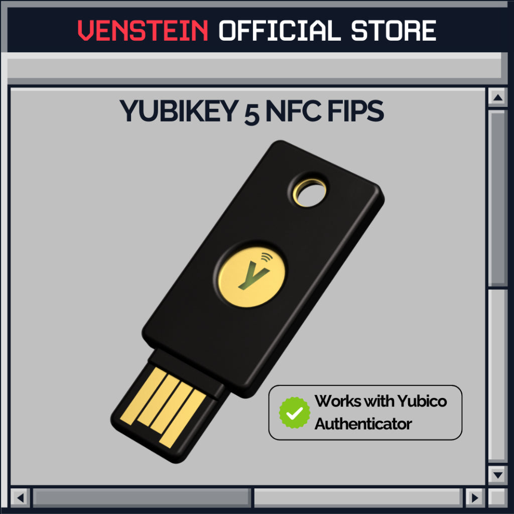 [Pre-Order] Yubico YubiKey 5 NFC FIPS 140-2 | Government Certified Security for Business